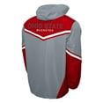 thumbnail image 3 of Men's Franchise Club Gray Ohio State Buckeyes Action Anorak Half-Zip Jacket, 3 of 3