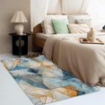 thumbnail image 3 of 4x5 Area Rug Marble Rugs, Abstract Carpet for Living Room Bedroom Geometric Patterned Indoor Home Decor, Non Slip Soft & Low Pile Large Washable Rug ZH&130, 3 of 7
