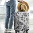 thumbnail image 2 of Pioneer Flower Floral Print Pattern Luggage Cover Fashion Suitcase Cover Baggage Covers Fit 25-28 Inch Luggage (Go Travel), 2 of 5