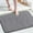 Gray, variant on Bailu Thick Memory Foam Bathroom Rug, Soft Absorbent Velvet Bath Mat with Durable Dots on Bottom, Machine Washable, Rug Room Decor, Suitable for Shower Floors, 24x17 Mat, Light Gray