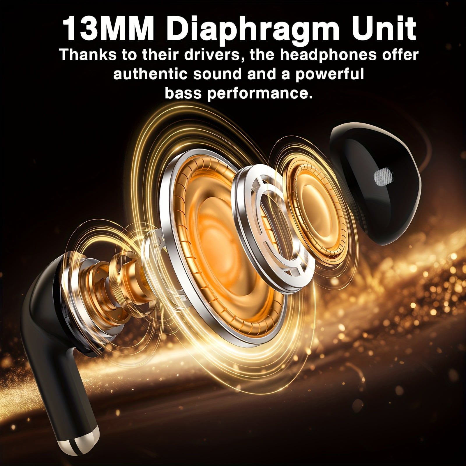 Wireless Earbuds with Noise Cancellation for Calls, Featuring Dual Microphones, Automatic Pairing, Quick And Precise Connectivity, And a Long Standby Time of 5.4 Hours