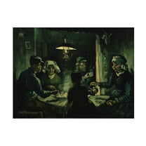 Trademark Fine Art Van Gogh The Potato Eaters Canvas Wall Art - 35x47