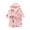 Pink, variant on Hifoo Toddler Baby Boys Girls Cartoon Bathrobes Flannel Night-Robe Sleepwear Breathable Child Dailywear