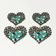 thumbnail image 2 of Pendientes colgantes grandes de la serie verde de moda moderna para mujeres y niñas, 2 of 5