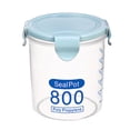 thumbnail image 1 of Moyic Plástico Sellado Latas Cocina Caja Almacenaje Transparente Food Bote Keep Fresh Organizadores de utensilios de cocina azul METRO Moyic HA0062-06B, 1 of 6