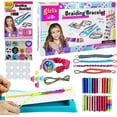 thumbnail image 2 of Kit de Fabrication de Bracelet d'Amitié pour Filles, Ensemble de Fabrication de Bracelet d'Amitié DIY Incluant Métier à Tresser, Chevilles Réglables, Autocollants, 2 of 5
