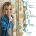 thumbnail image 3 of Blackout Kids Curtains,Colorful Sun Moon Star Planet Pattern Childrens Insulated Curtains Set Of 2,Bedroom Essentials,Toddler Room Decor 42x63in(106x160cm), 3 of 5