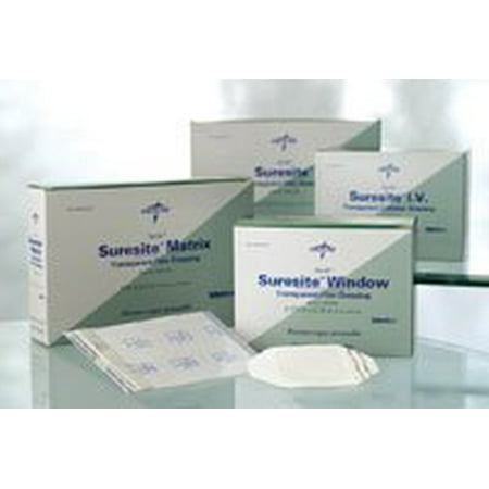 Suresite Transparent Film Dressing - MSC2304 Dressing Suresite Window Wound LF St Film 4x4-1/2