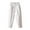 White, variant on IDALL Linen Pants Women Wide Leg Pants Woman Women Fashion Solid Color Cotton Flax Elastic Long Pants Beach Leisure Trousers Lounge Pants Women High Waisted Pants Beige L