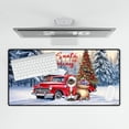 thumbnail image 4 of Santa is Coming Siamese Merry Christmas Xmas Noel Truck Tree Desk Mat Full Keyboard Mouse Pad Cat Lover Kitten Owner Gifts Large Mousepad - 02023, 4 of 5