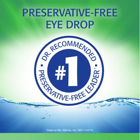Refresh Tears Multi-Dose Preservative-Free Lubricant Eye Drops, 10 mL