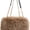 Brown, variant on Women Fluffy Faux Fur Shoulder Bag, Large Capacity Plush Tote Handbag, Fashion Chain Strap Crossbody Purse, Winter Casual Furry Bag for Daily Party Travel