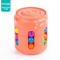 thumbnail image 1 of Orange Small-Sized Fidget Cube Toy for Kids 4-6: Rotating Magic Bean Design with Rolling Balls - Educational Cognitive Skill Builder, Cross-Border Stress Relief Tool, Durable Plastic for Unwinding &, 1 of 6