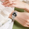 thumbnail image 3 of OLEVS Watches for Women Luxury Casual Dress Analog Quartz Digital Date Two Tone Gold Plated Stainless Steel Waterproof Luminous Female Wrist Watch Reloj para Mujer, 3 of 11