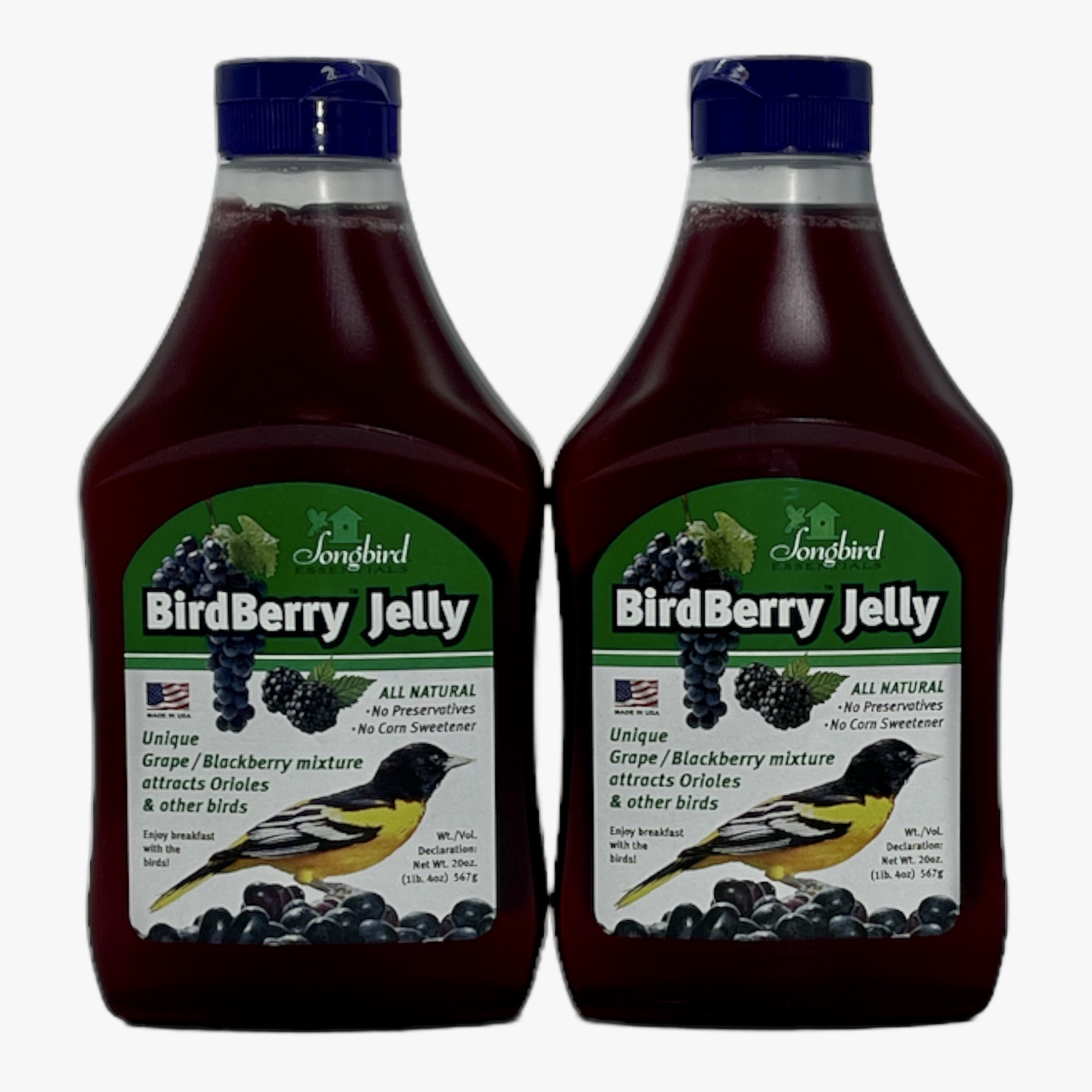 Songbird Essentials Grape Oriole Jelly for Bird Feeders, Birdberry