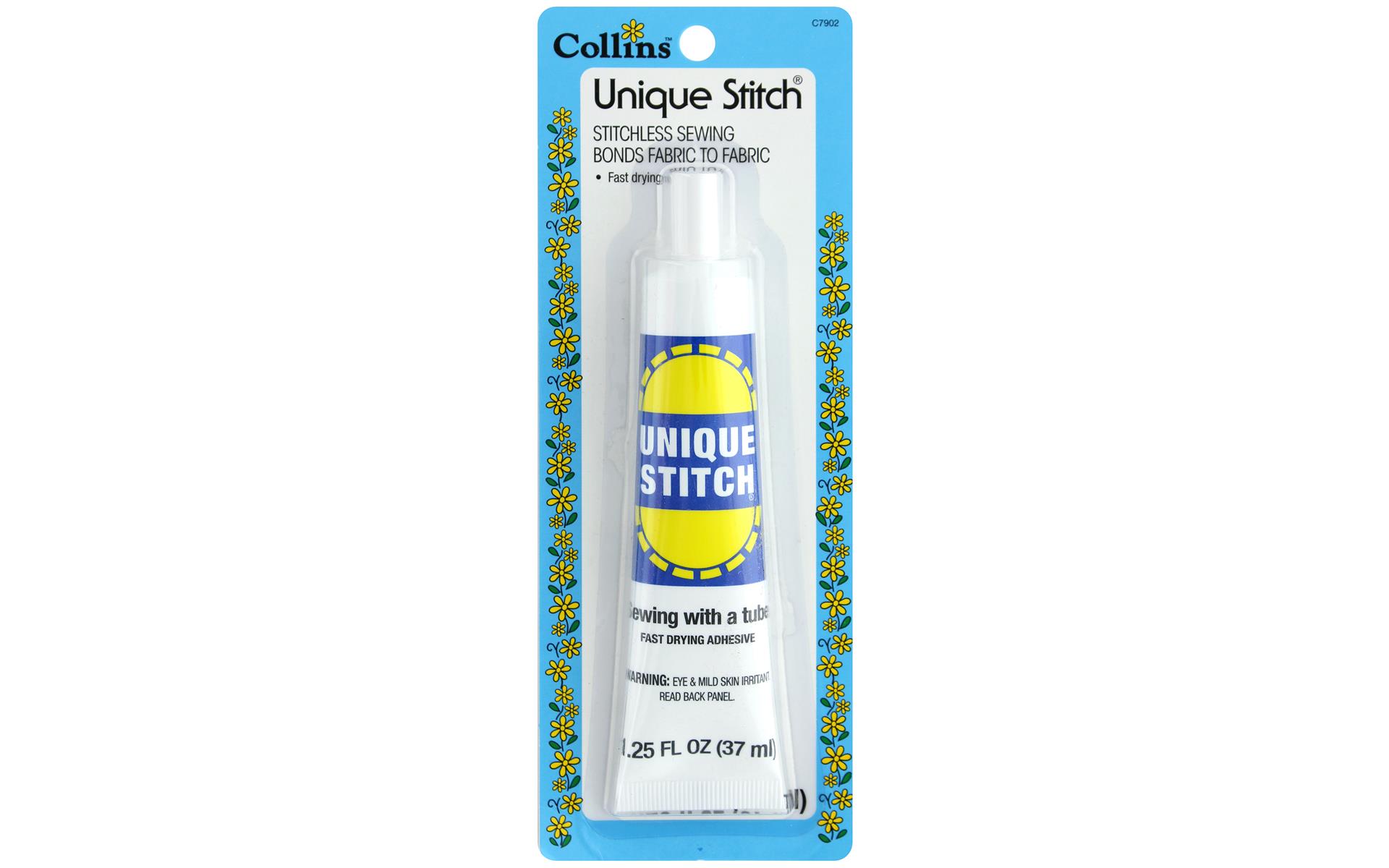 Collins Unique Stitch Fabric Adhesive 1.25oz