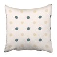 thumbnail image 1 of EREHome Blue Dot Brown Polka Abstract Border Circle Color Couple Creative Pillowcase 18x18 inch, 1 of 1