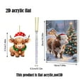 thumbnail image 2 of 2025 Holiday Advent Calendar Home Decoration Set with Collectible Cattle Commemorative Ornaments for Festive Countdown Display, 2 of 5