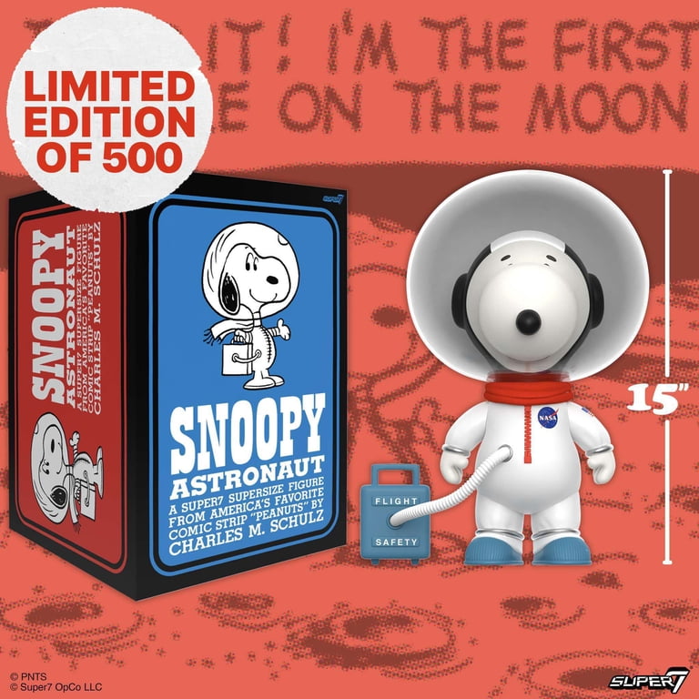 Super7, Peanuts Vinyl, Astronaut Snoopy, White Spacesuit - Walmart.com