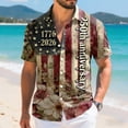 thumbnail image 6 of mgoYE 250th Anniversary USA Button Shirt Crew Neck Men T-Shirt 250 Years America Anniversary Button Shirt Mens 250th Independence Day Freedom Button Shirt USA Flag Star and Stripes Tee(Grey,6XL), 6 of 6