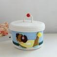 thumbnail image 3 of Small Woven Storage With Lid Cute Animal Toy Organizers Rope Storage For Living Room Area Decorative Small Rope Boxes With Lid Handwoven Rope Decorative Storage For Stationery Organizer Drawers, 3 of 3