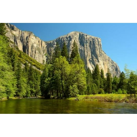 Merced River on the Valley Floor, Yosemite NP, California Poster Print by Michel Hersen (40 x 27)