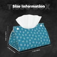 thumbnail image 5 of Cauagu Sea Turtle for Large Tissue Box Cover Rectangular–Plus Size Rectangle Tissue Box Holder Long Tissue Holder for Bathroom/Car/Office Decor 7.9X4.9X4.9'', 5 of 7