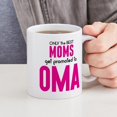 thumbnail image 4 of CafePress - BEST MOMS GET PROMOTED TO OMA Mugs - 11 oz Ceramic Mug - Novelty Coffee Tea Cup, 4 of 4