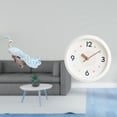 thumbnail image 2 of Escultura de , figura moderna, reloj de pared, adorno decorativo para jardín, artesanías, números , estatua colgante redonda silencios, 2 of 8