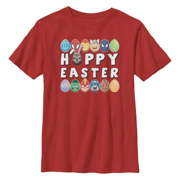 Boy's Marvel Hoppy Easter Eggs Graphic T-Shirt