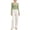 Green, variant on Erwazi Women's Lace Long Sleeve Tops and High Waist Full Length Pajama Set 2 Piece Pjs with Pockets