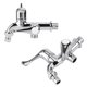 thumbnail image 5 of Grifo de agua para lavabo BuyWeek ABS con doble manija, 5 of 12