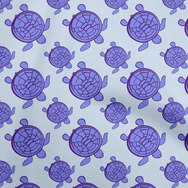 oneOone Rayon Medium Purple Fabric Nautical Sewing Craft Projects Fabric Prints By Yard 56 Inch Wide