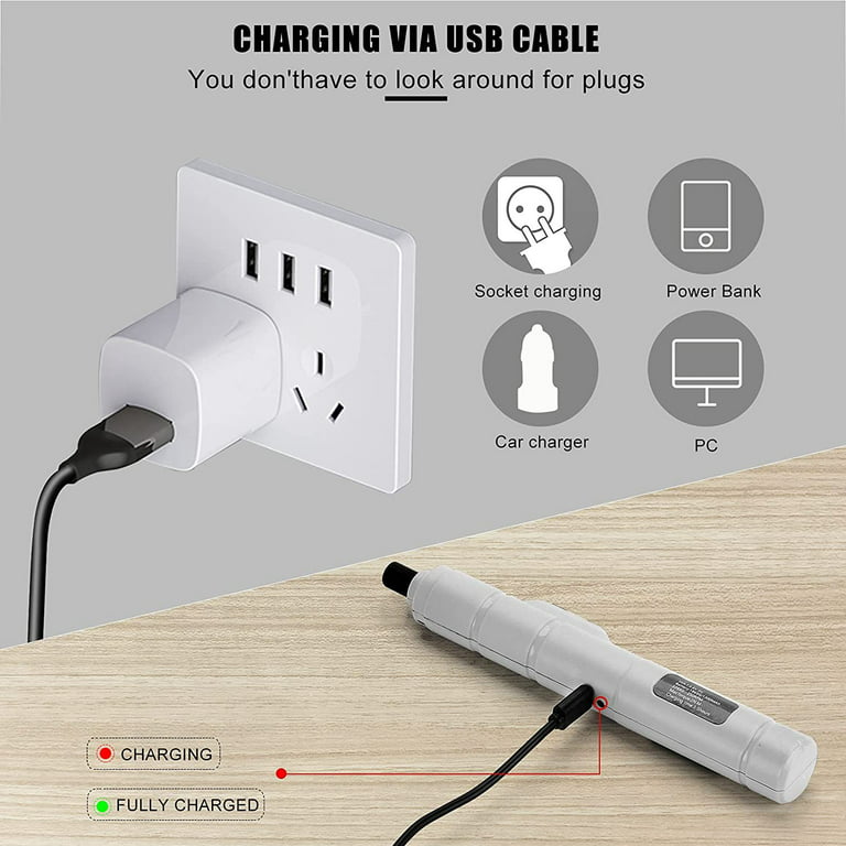 3.6V Furniture Assembly Tool with a Micro USB Charger and 7