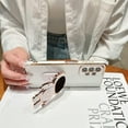 thumbnail image 2 of Compatible with Samsung Galaxy A23 Electroplated Case Women Girls Plating Astronaut Hidden Stand Case Camera Lens Protection Soft Silicone Case for Galaxy A23 4g/5g Universal 6.6 inch (White), 2 of 11
