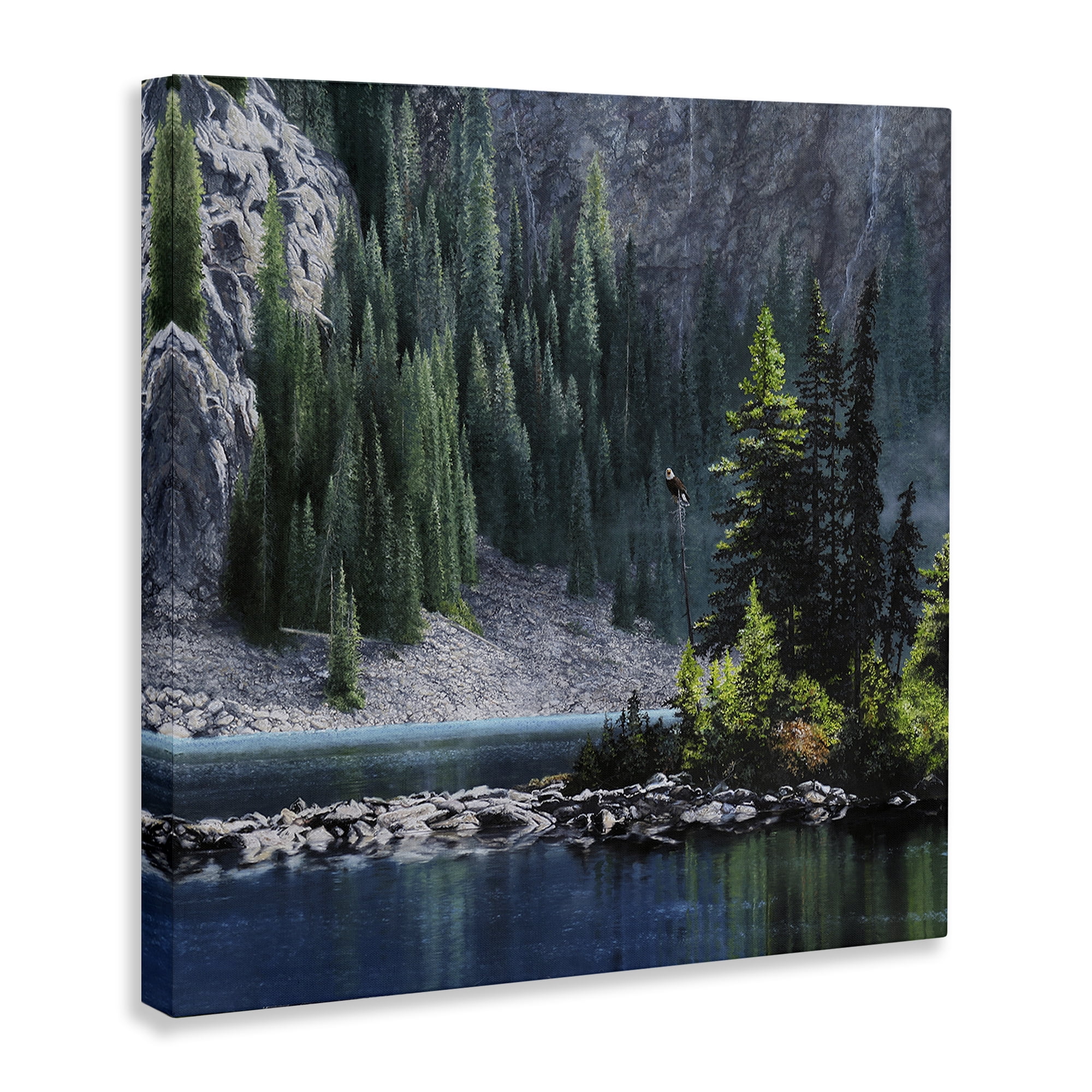 Stupell Industries Tree Spires in Nature Landscape & Nature Photography Wrapped Canvas Art Print Wall Art, 30 x 30