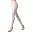 thumbnail image 7 of Women's MeMoi MO-327 Ribbed Sweater Tights (Winter White L/XL), 7 of 7