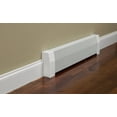 thumbnail image 2 of Baseboarders Premium 2 ft Easy Slip-on Baseboard Heater Cover - White (No Accessory), 2 of 7