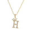 thumbnail image 1 of Jumpingount Collar con letras para mujer, decoración para el cuello, adorno para vestir, decoración colgante, colgante del alfabeto, regalo de cumpleaños, Ropa, zapatos y accesorios Miscelánea H Jumpingount AP013816-08, 1 of 6
