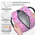 thumbnail image 3 of Rateoe Donuts Pattern Lunch Bag Women, Lunch Box, Lunch Bag, Small Leakproof Lunch Tote Large Capacity Reusable Insulated Cooler Lunch Container, 3 of 6