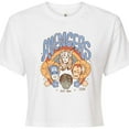 thumbnail image 3 of Marvel The Avengers - Floral - Juniors Cropped Graphic T-Shirt, 3 of 5