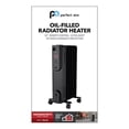 thumbnail image 6 of Perfect Aire 4016300 Black 1500W Electric 3 Speed Digital Oil Filled Heater for 160 sq ft, 6 of 8
