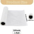 thumbnail image 2 of Fusible Iron on No Show Mesh Machine Embroidery Stabilizer Backing 12in x 10Yd Lightweight Fusible Cut Away Stabilizer White Nylon Interlining Embroidery, 2 of 6