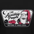 thumbnail image 3 of Teelocity Santa Avoid People Graphic T-Shirt (Large - Standard Fit, Black), 3 of 4
