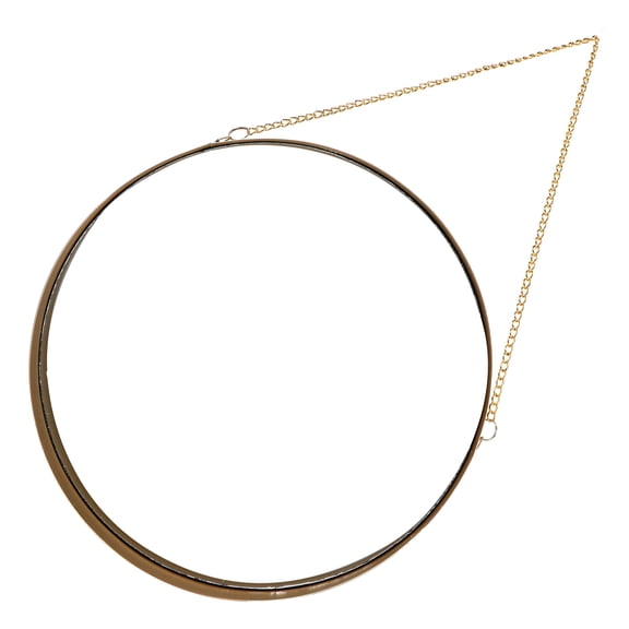 WHAMVOX Wall Round Black for Bathroom Vanity Mirror Beauty Sturdy Structure