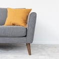 thumbnail image 4 of Allora Mid-Century Microfiber Sectional Left Chaise Sofa in Light Gray, 4 of 6