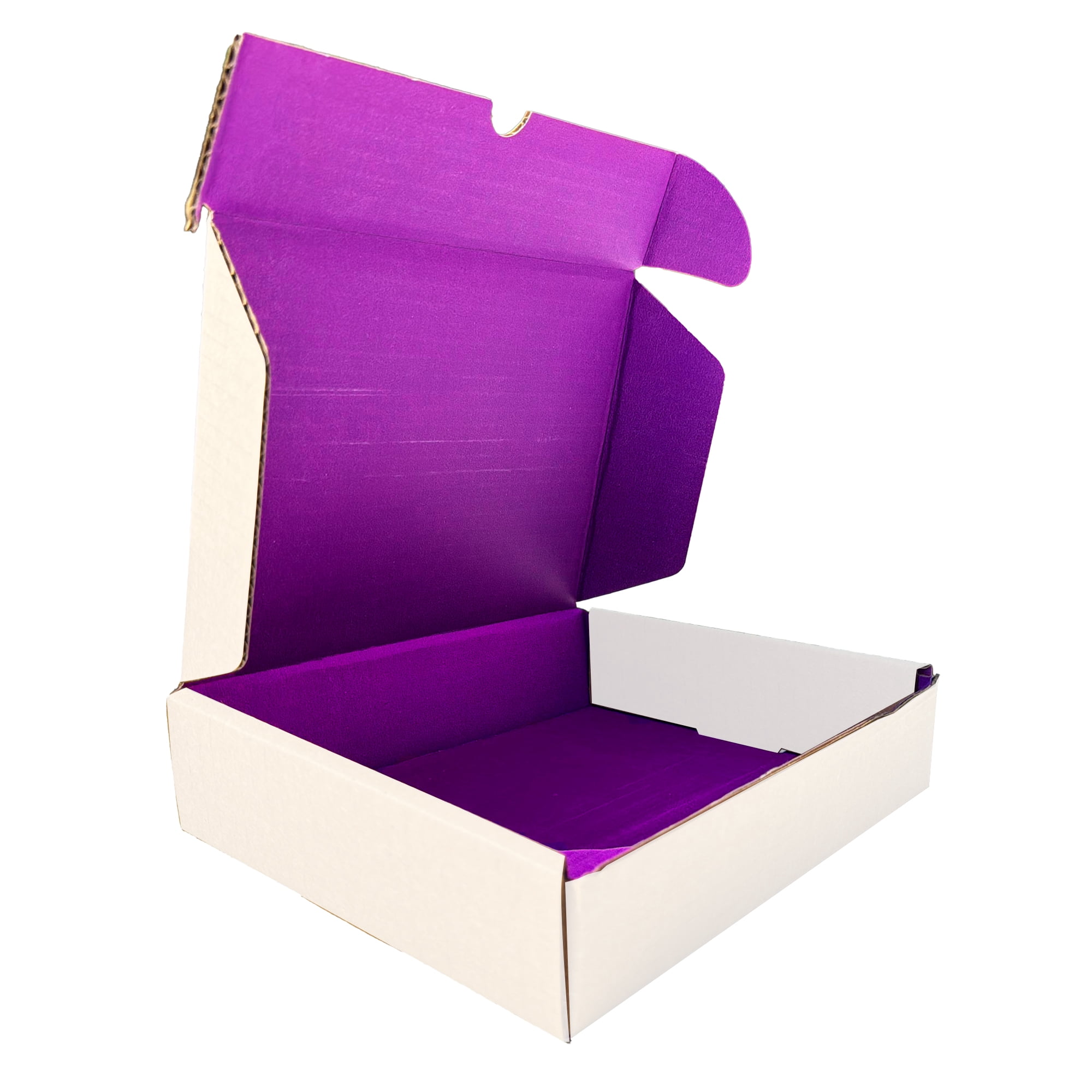 Ucanpack Corrugated Mailer Box Medium Packing Supplies For Moving Purple, 12 x 12 x 3" - 50 Pcs