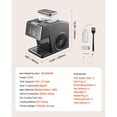 thumbnail image 5 of Snowflake Ice Machine 44LBS 24H Stainless Steel Blade Ice Shaver Electric Snow Cone Maker 0.2 Gal Tank 60S Fast Pre Cooling for Home Small Gatherings, 5 of 7