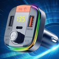 thumbnail image 4 of Chargeur Auto Compatible Bluetooth Adaptateur de Charge Rapide Lecteur MP3 Universel pour Voitures de 12V - 24V, 4 of 5