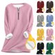 thumbnail image 1 of Hfnxid Womens Long Sleeve Sweaters Quarter Zip Thicken Fleece Pullover Winter Warm Sweatshirts Fashion Comfy Loungewear Green,L, 1 of 10